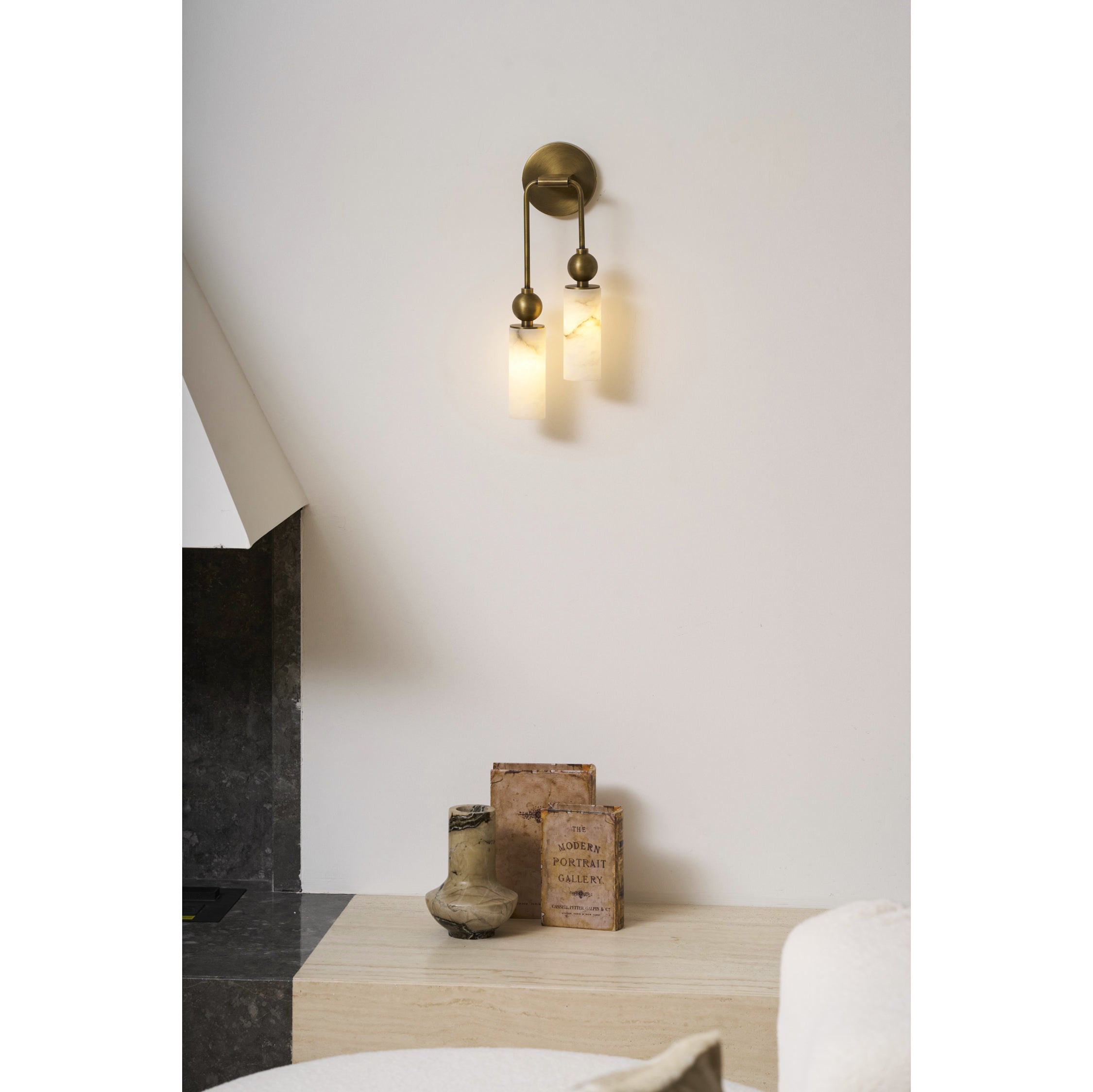 Nástěnné svítidlo Lunara Alabaster | Ormexis