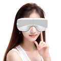 Détente et Revitalisation : Masque de Massage Oculaire Rechargeable USB avec Chauffage Sans Fil et Vibration