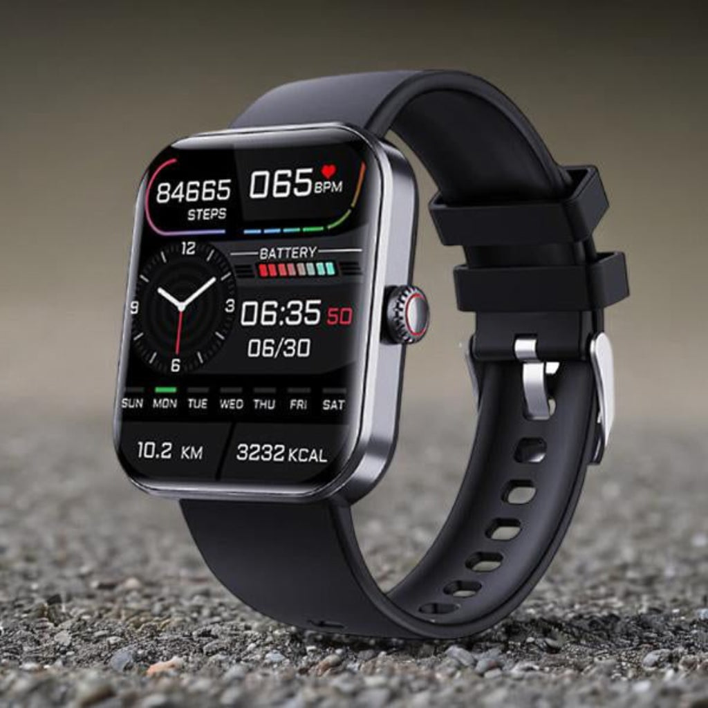 HealthTrack Smartwatch mit Blutdruck- und Blutzuckerüberwachung