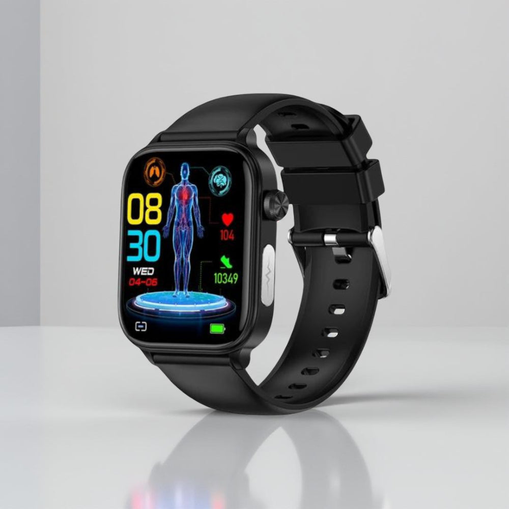 שעון חכם Health Guard עם מעקב GPS והתראת SOS למעקב בריאות בזמן אמת