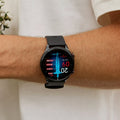 שעון חכם למעקב בריאות עם ניטור ECG לבריאות יומיומית ועיצוב עמיד למים