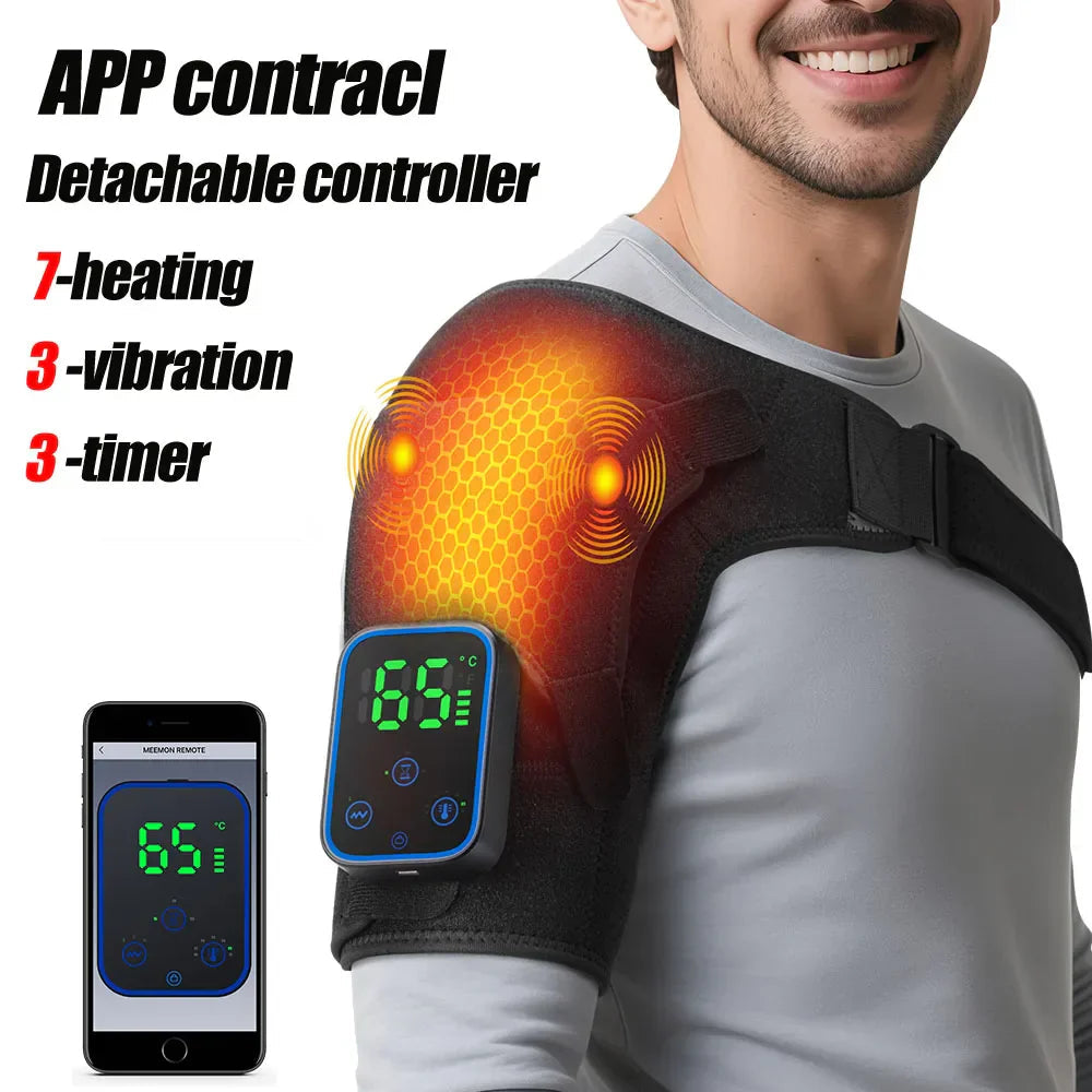 Schulterwärmer mit verstellbarer Wärme- und Vibrationsfunktion