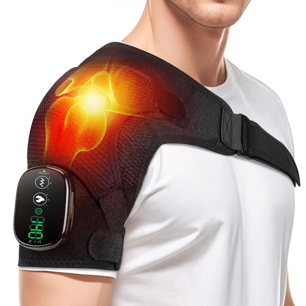 Schulterwärmer mit verstellbarer Wärme- und Vibrationsfunktion