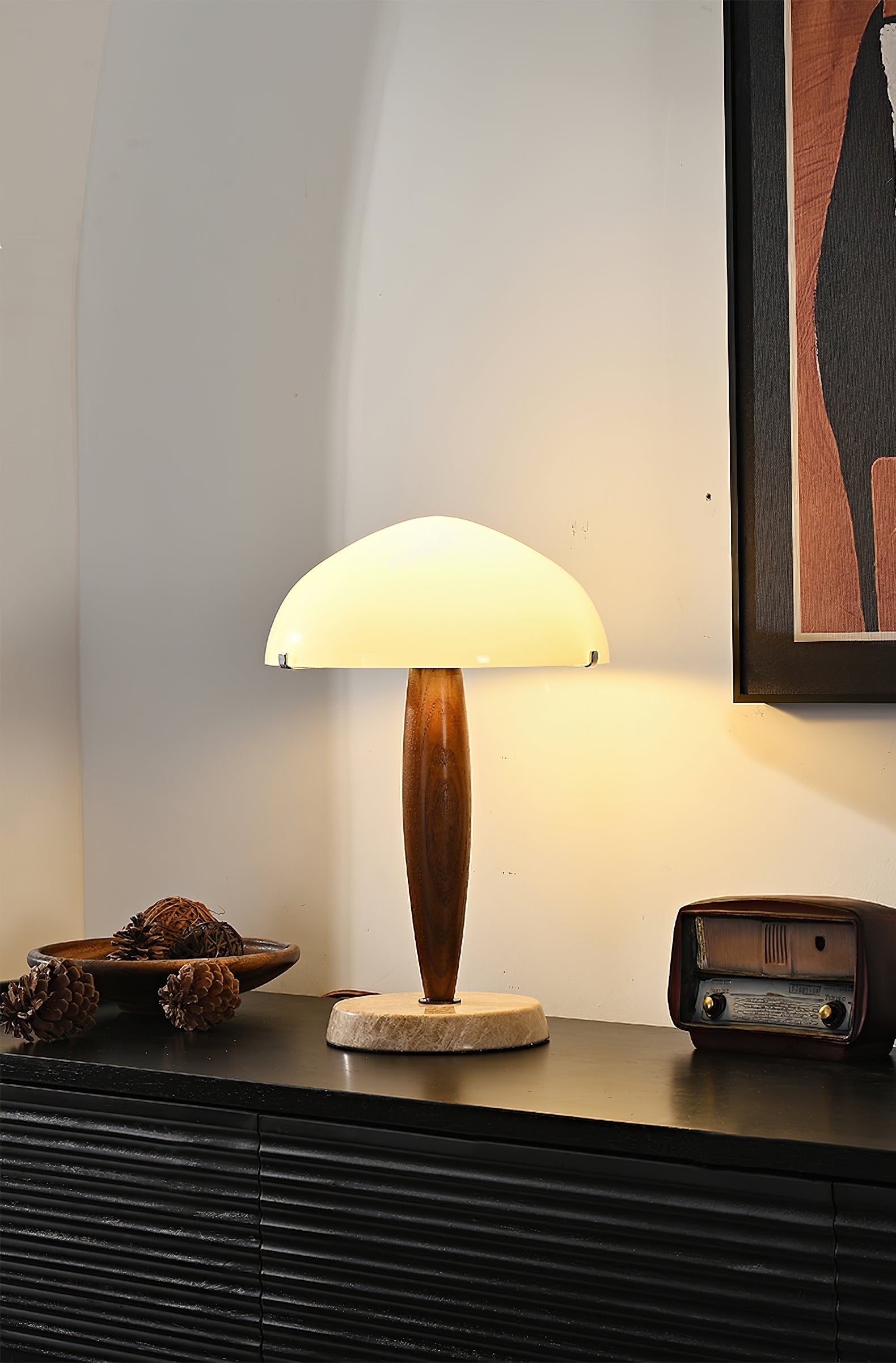 Mid-century-veistoksellinen pöytävalaisin | Ormexis
