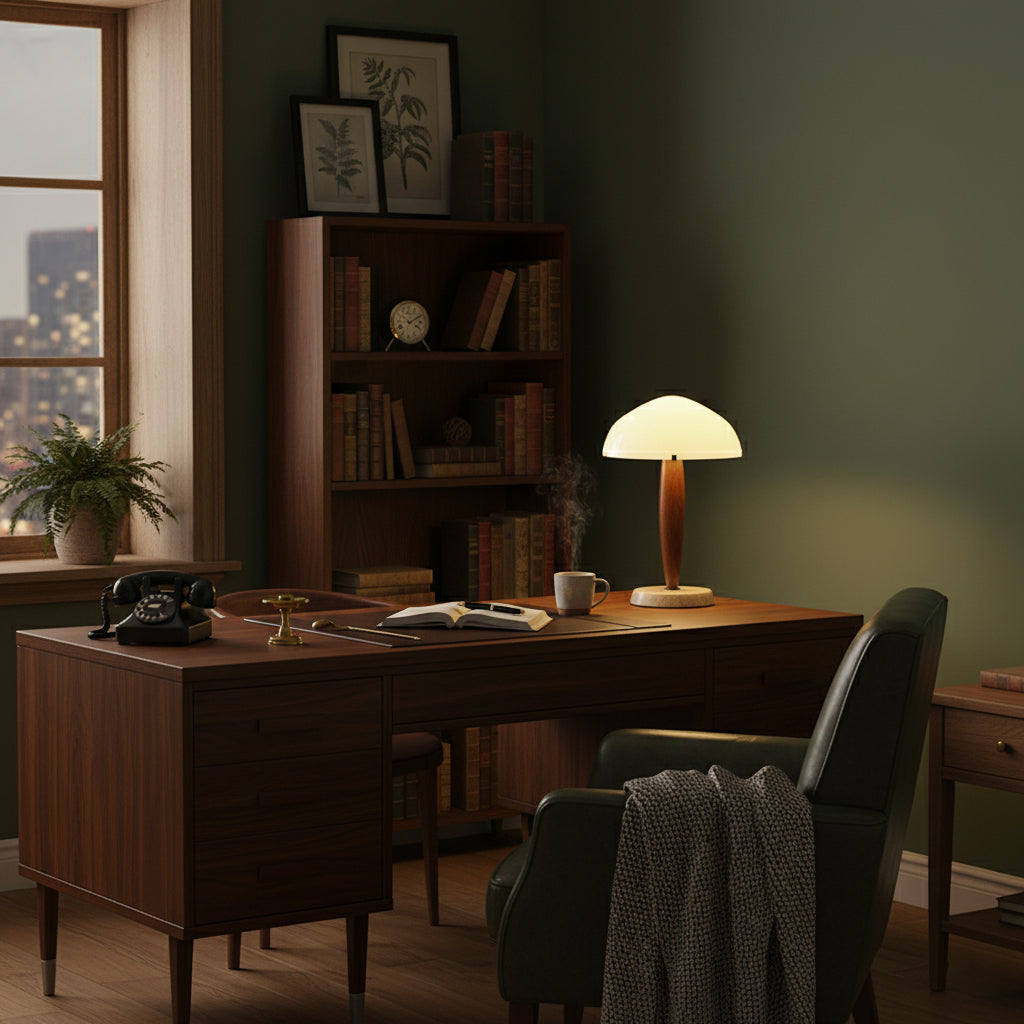 Mid-century-veistoksellinen pöytävalaisin | Ormexis