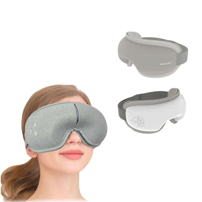 IntelliRelax V-formet øjenmassager med varm komprimering og lufttryk, bærbar øjenpleje