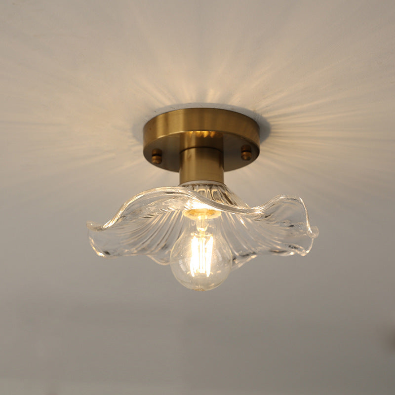 Verdant Glass Bloom Ceiling Light | Ormexis