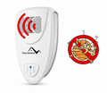 HomeGuard דוחה מזיקים אולטרסוני לשליטה בחרקים במיטה ולשינה שקטה