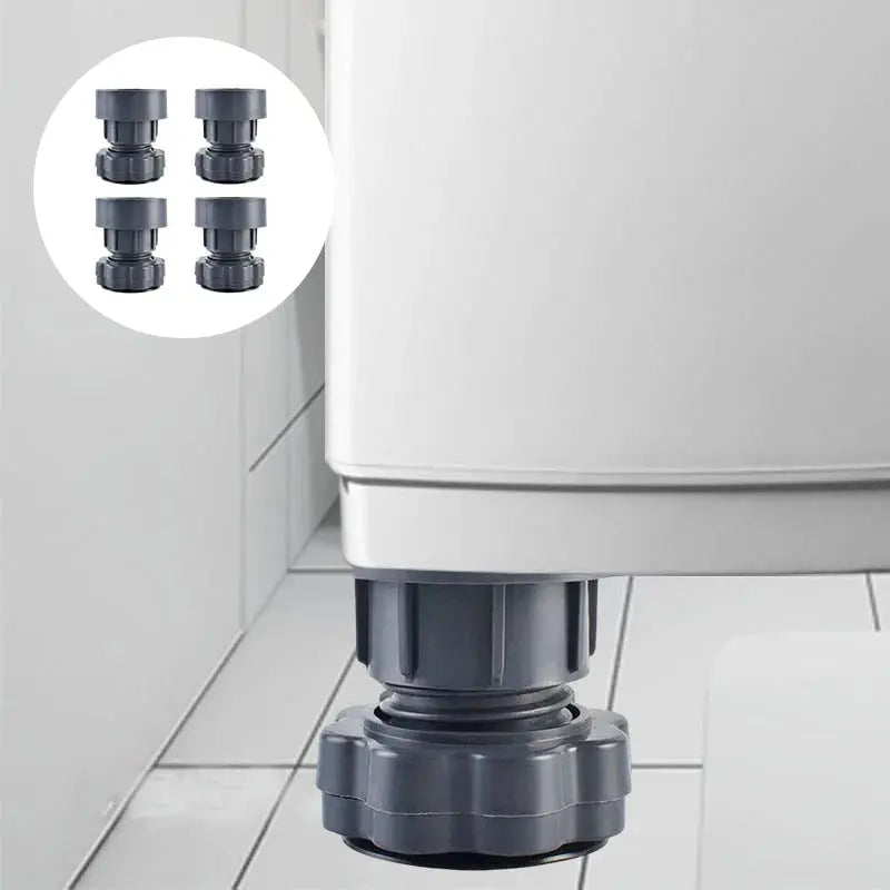 Home Essentials Anti-Vibration Pads With Height Adjustment For Appliances, 4-Piece Set