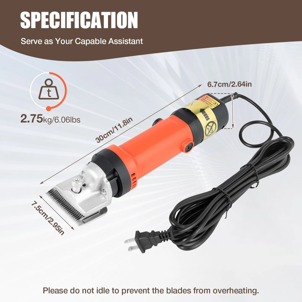 Equestrian Horse Clippers With Ultra Quiet Operation And Ergonomic Grip