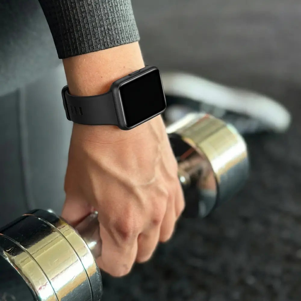 Huawei Watch Fit 2 Schwarzes Silikonarmband Ersatz