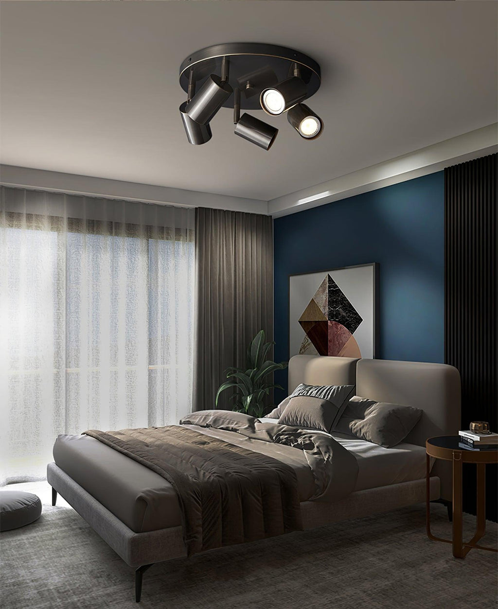 Modern Hugo Hotspot Adjustable Multi-Head Ceiling Light | Ormexis