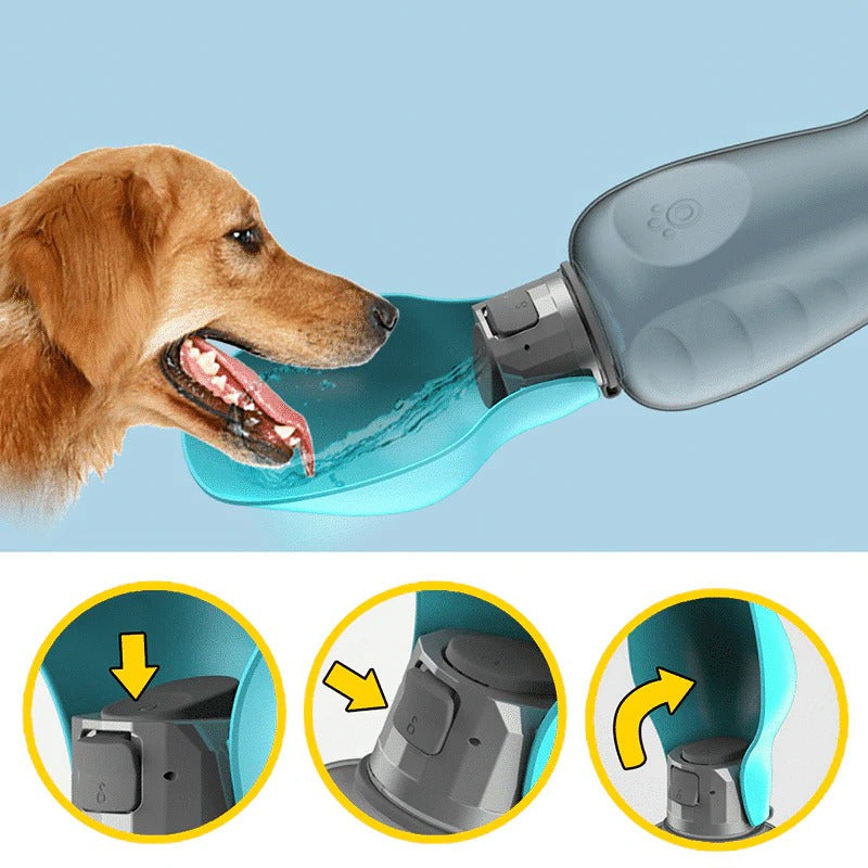 Hydration Buddy Canine Water Bottle Collapsible Bowl