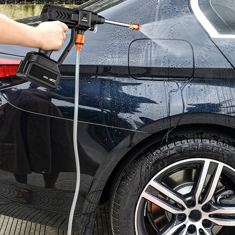 Přenosný vysokotlaký čistič Hydroshot s 3v1 tryskou pro venkovní čištění