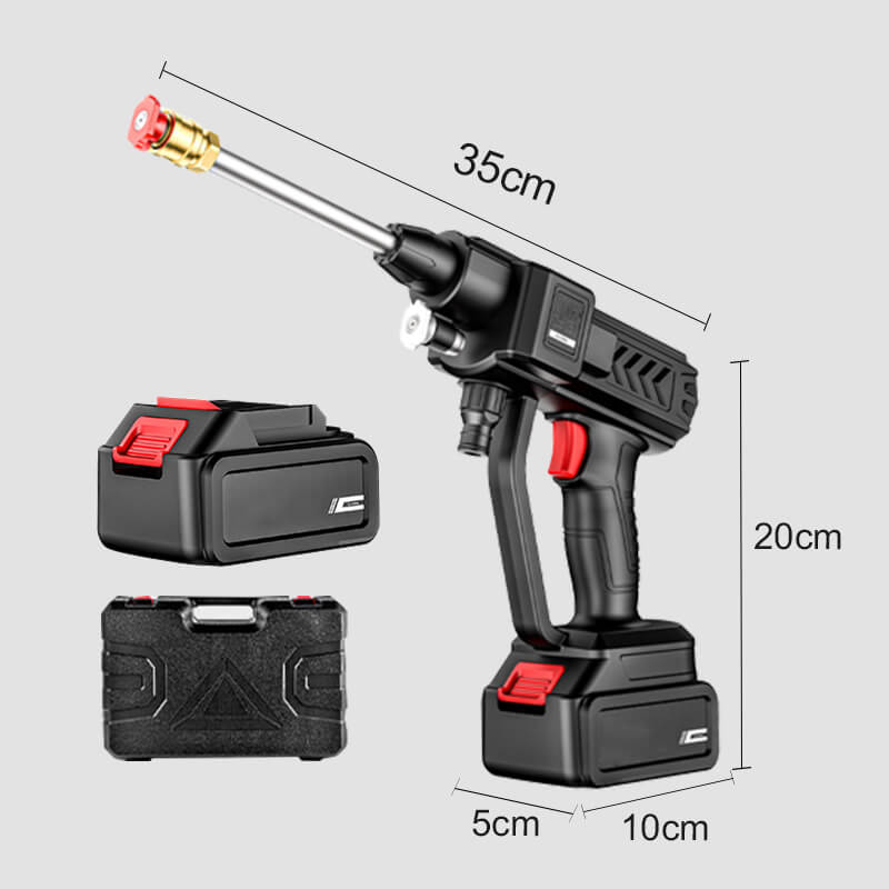 Přenosný vysokotlaký čistič Hydroshot s 3v1 tryskou pro venkovní čištění