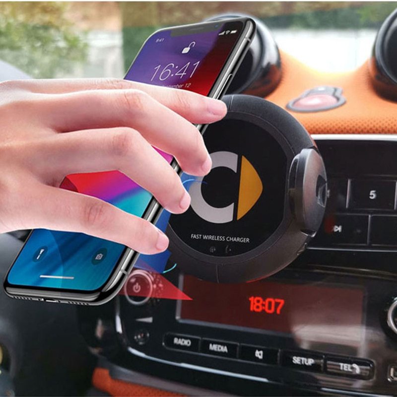 IG Pro In Car Wireless Charger With Fast Charge And Universal Compatibility