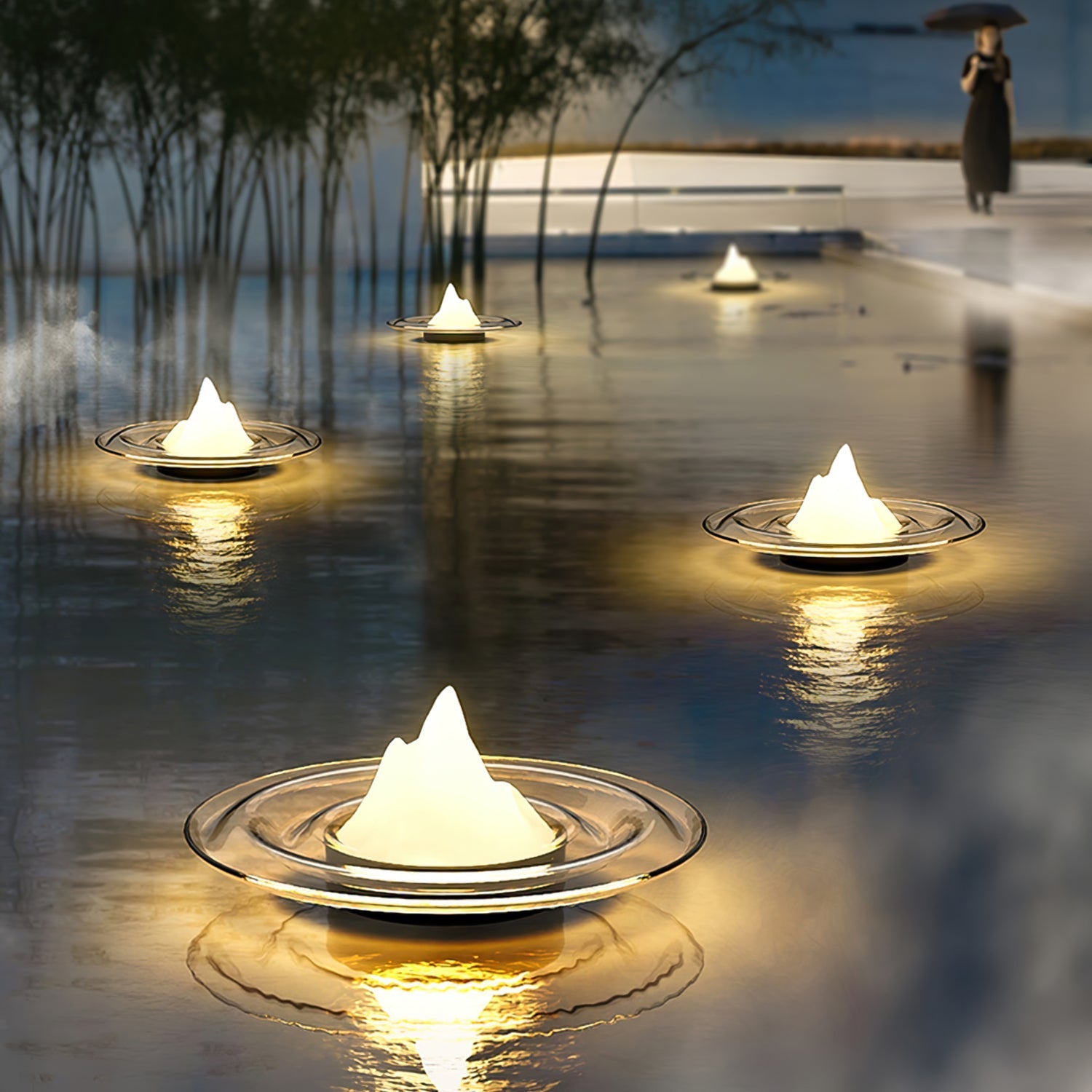 Glacial Crest Ambient Lamp | Ormexis