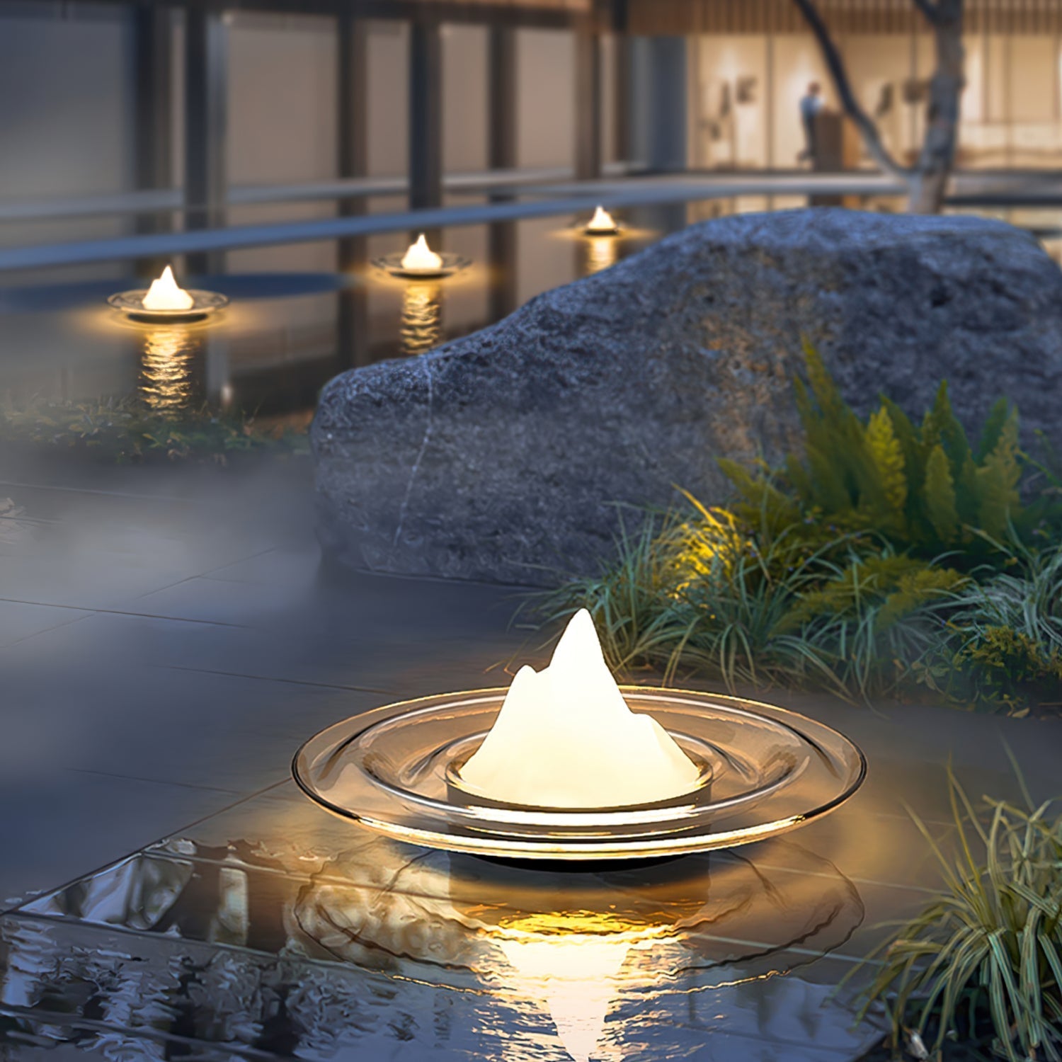 Glacial Crest Ambient Lamp | Ormexis