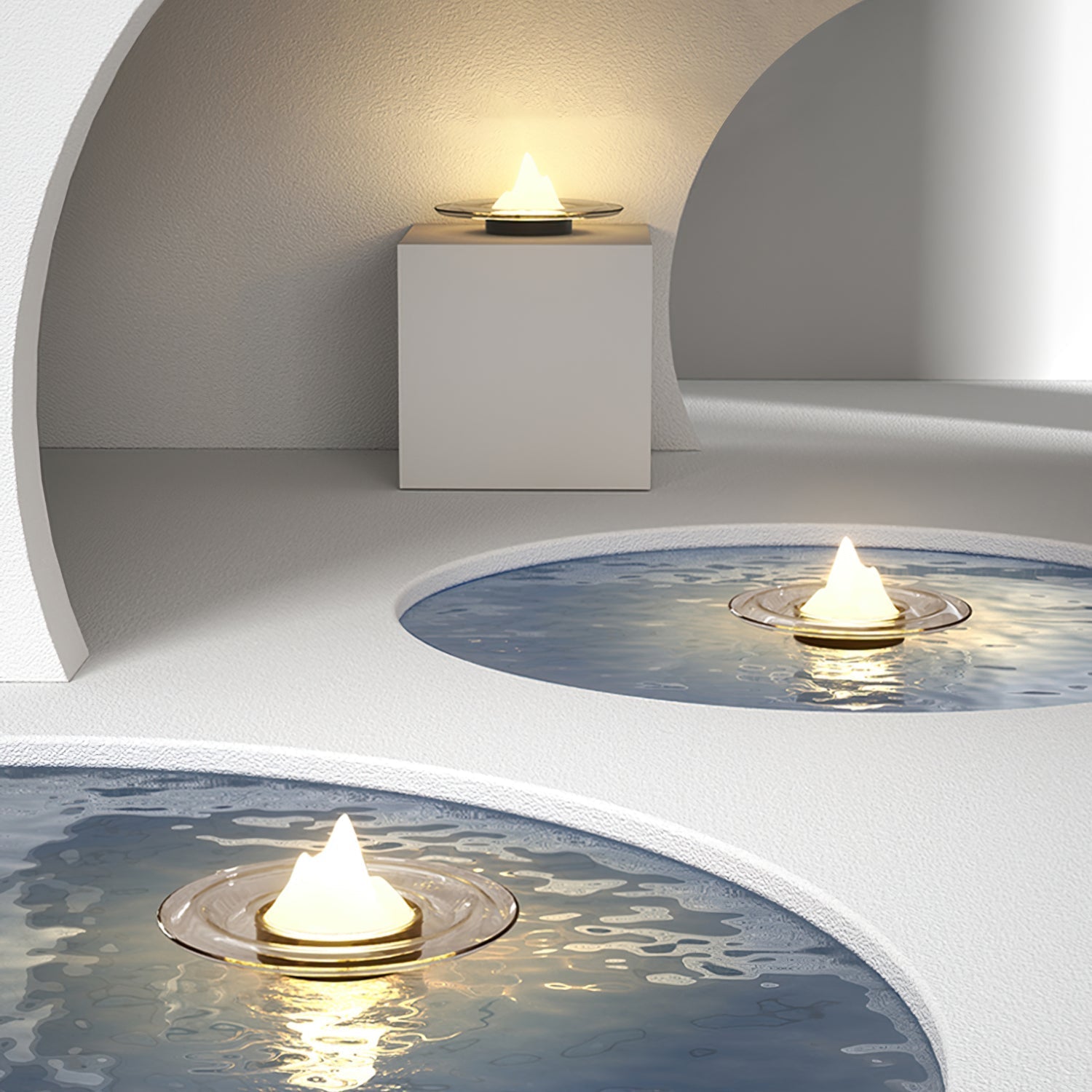 Glacial Crest Ambient Lamp | Ormexis