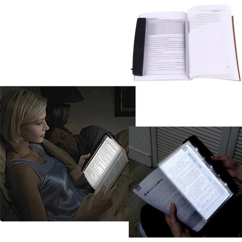 Přenosné LED světlo na knihu Illuminate Anywhere s klipem pro pohodlné čtení