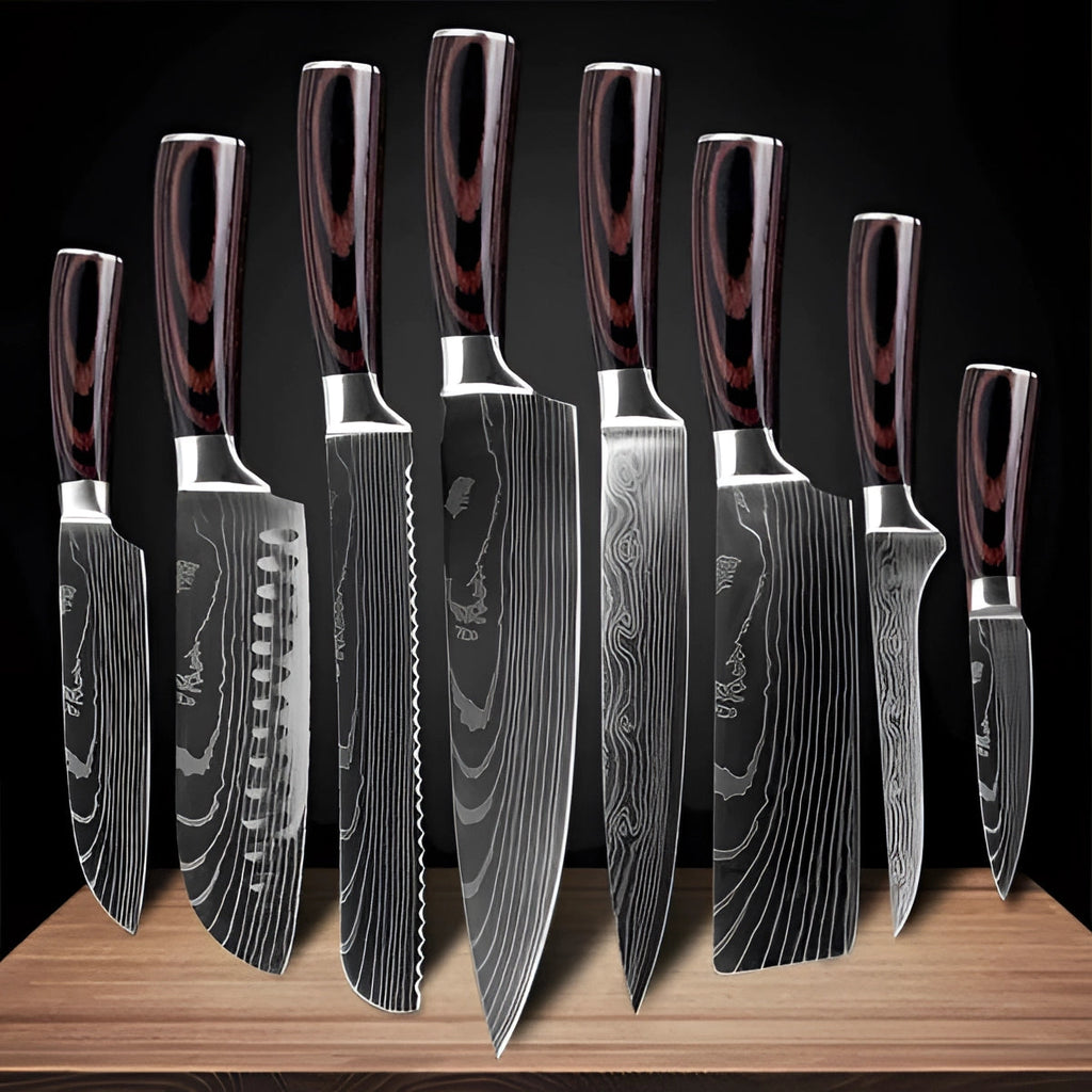 Ensemble de couteaux Imperial Collection avec lames en acier durables pour une découpe précise