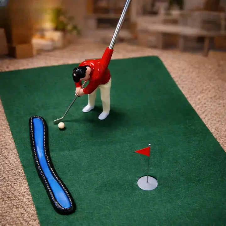 Mini-Golf-Set für Innenräume mit anpassbarem Kurslayout