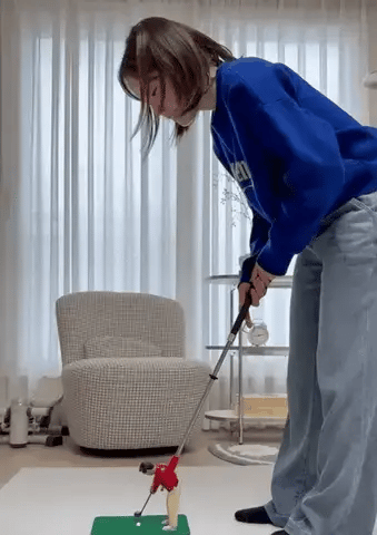 Mini-Golf-Set für Innenräume mit anpassbarem Kurslayout