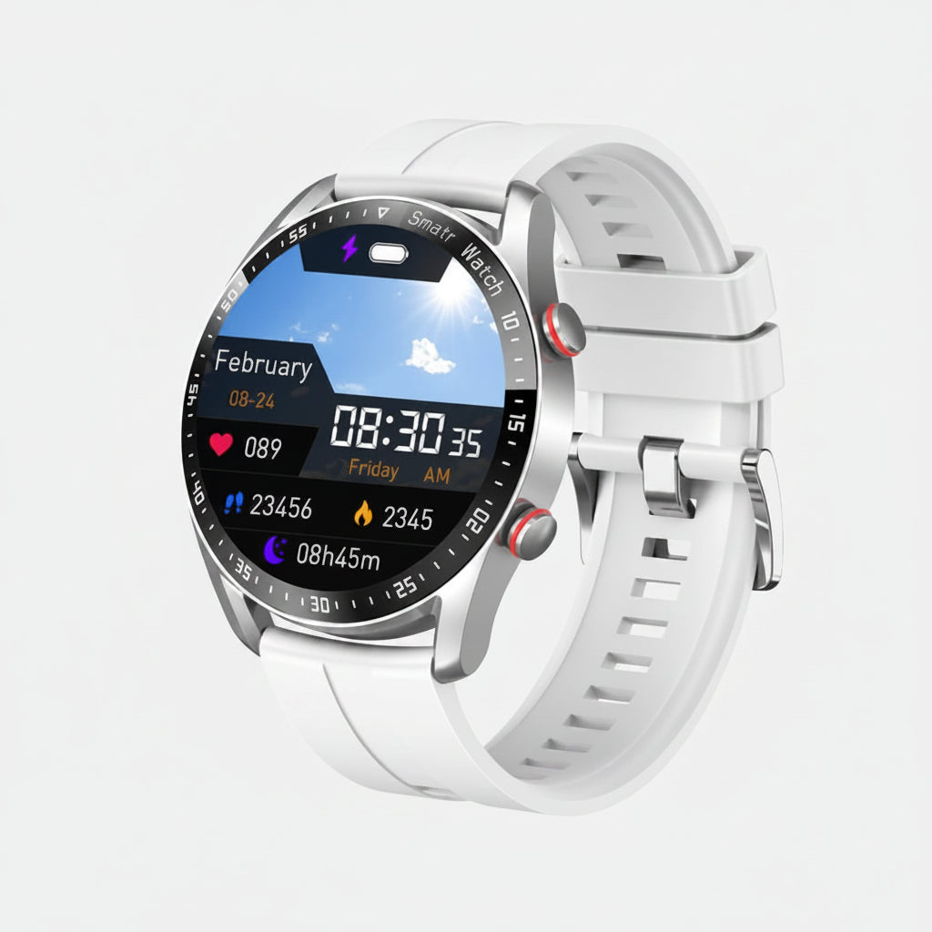 Slimhorloge met hartslagmeting voor een actieve levensstijl
