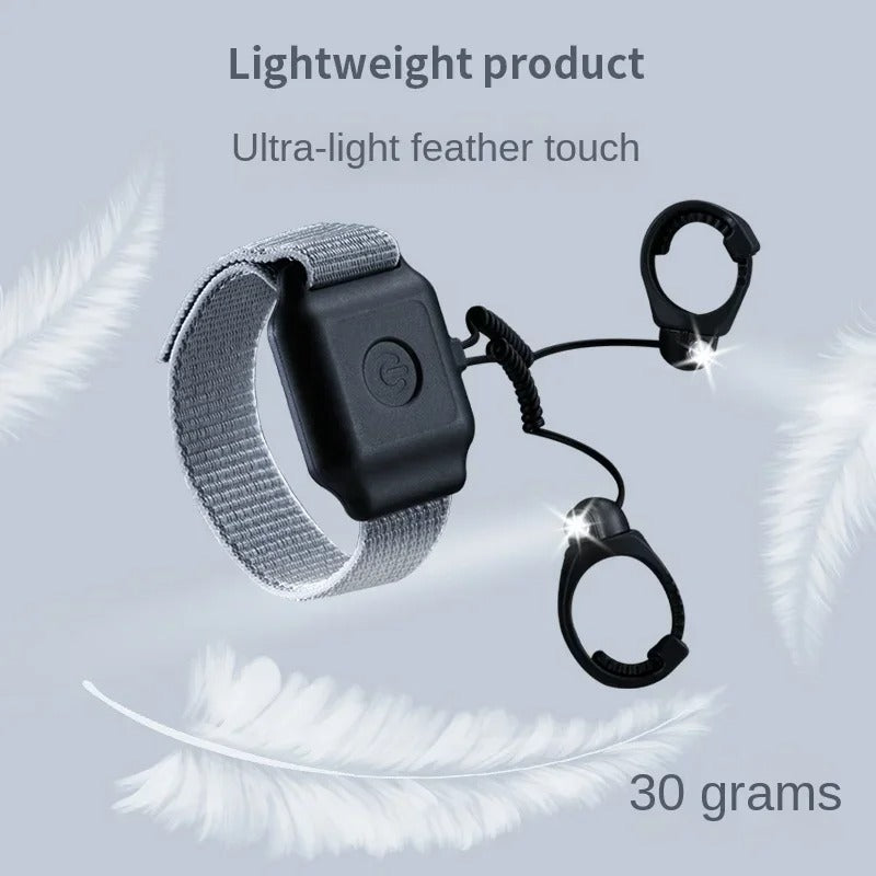 Wiederaufladbare freihändige Ring-Taschenlampe für Camping und Reparaturen