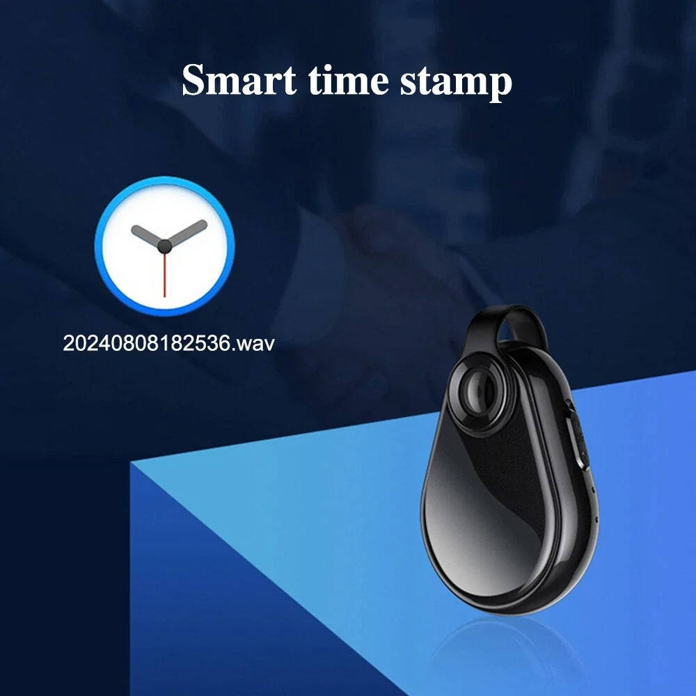 Innovatív nyaklánc rejtett kamerával, 1080P videó- és hangrögzítéssel