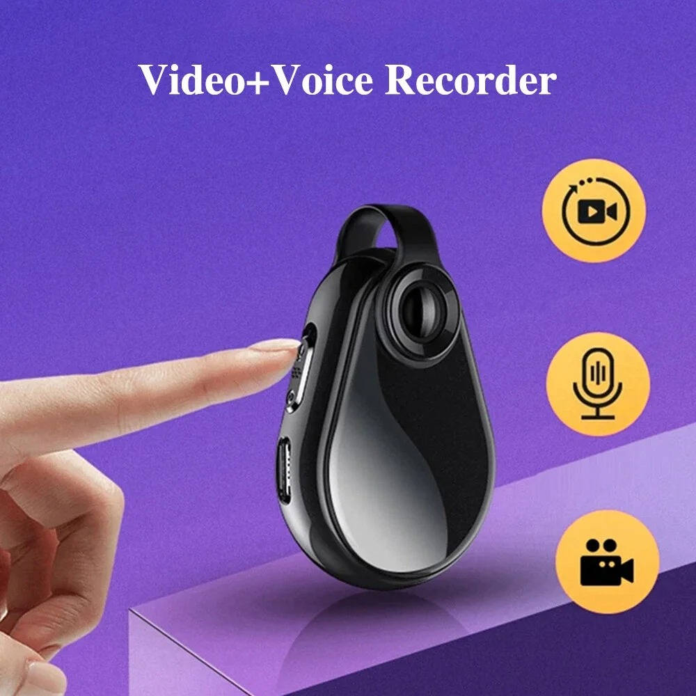 Innovatív nyaklánc rejtett kamerával, 1080P videó- és hangrögzítéssel