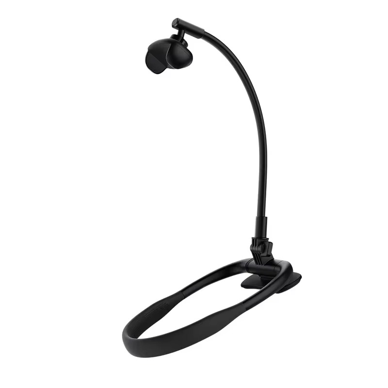 Adjustable Phone Dock For Neck Comfort And Desk Viewing, 360 Degree Rotation