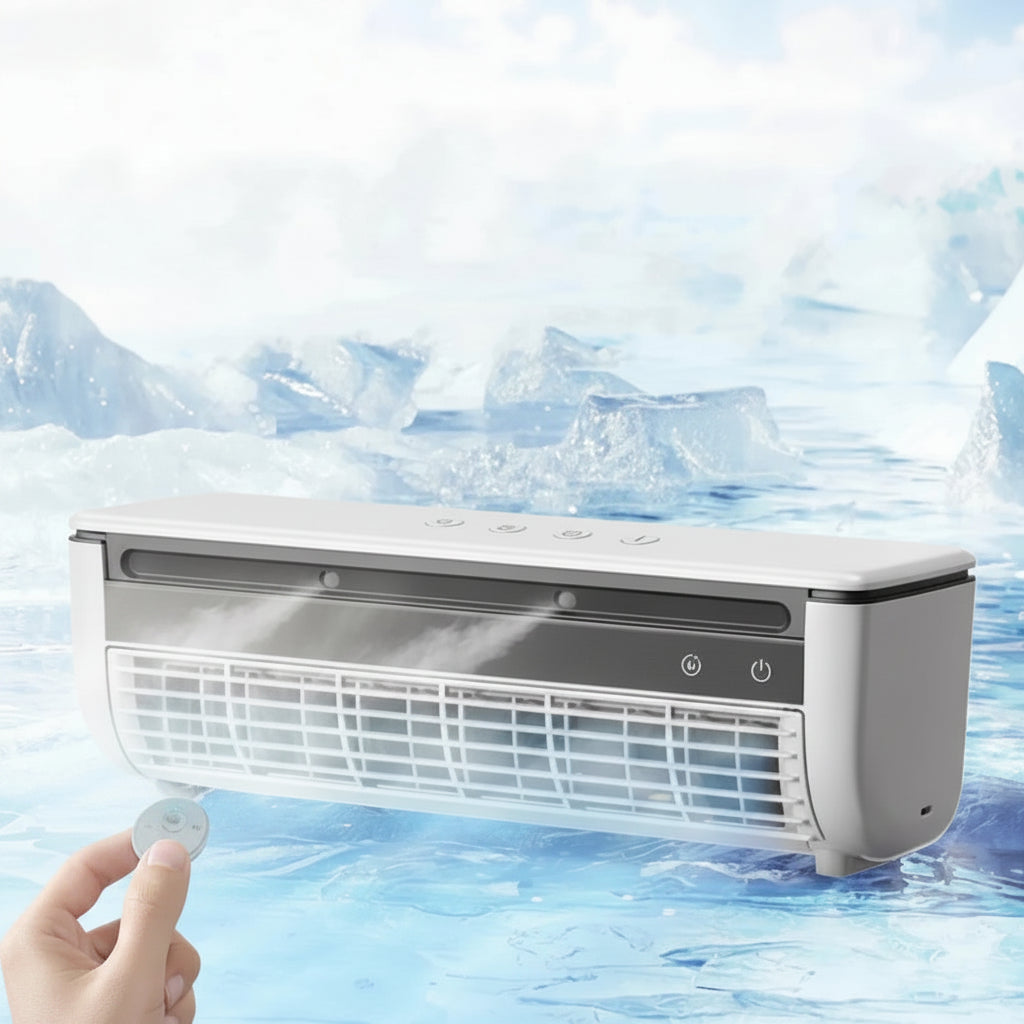 Fernbedienbarer Wandventilator für schnelle platzsparende Kühlung