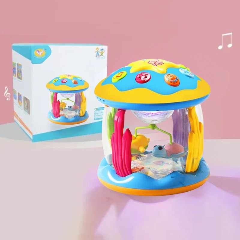 Brinquedo de Bateria Interativo para Bebés com Luzes e Música