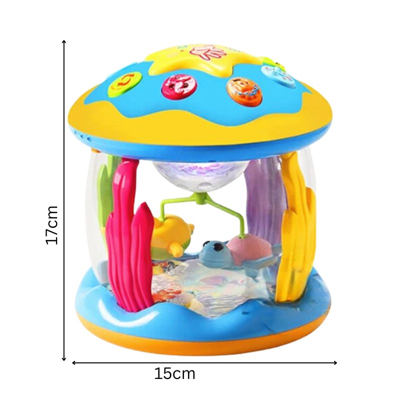 Brinquedo de Bateria Interativo para Bebés com Luzes e Música