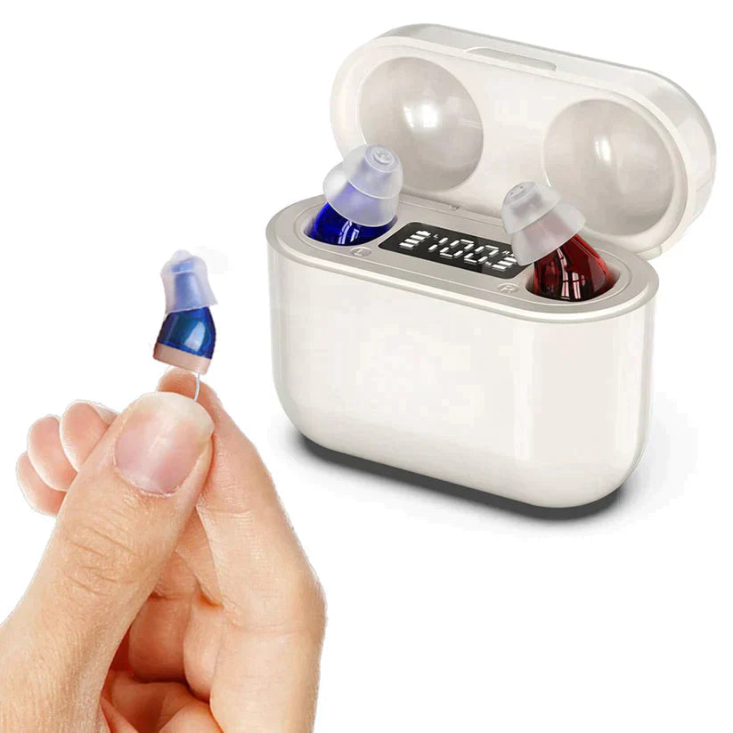 Invisible Rechargeable Ultra Hearing Device With Noise Reduction For Clear Speech