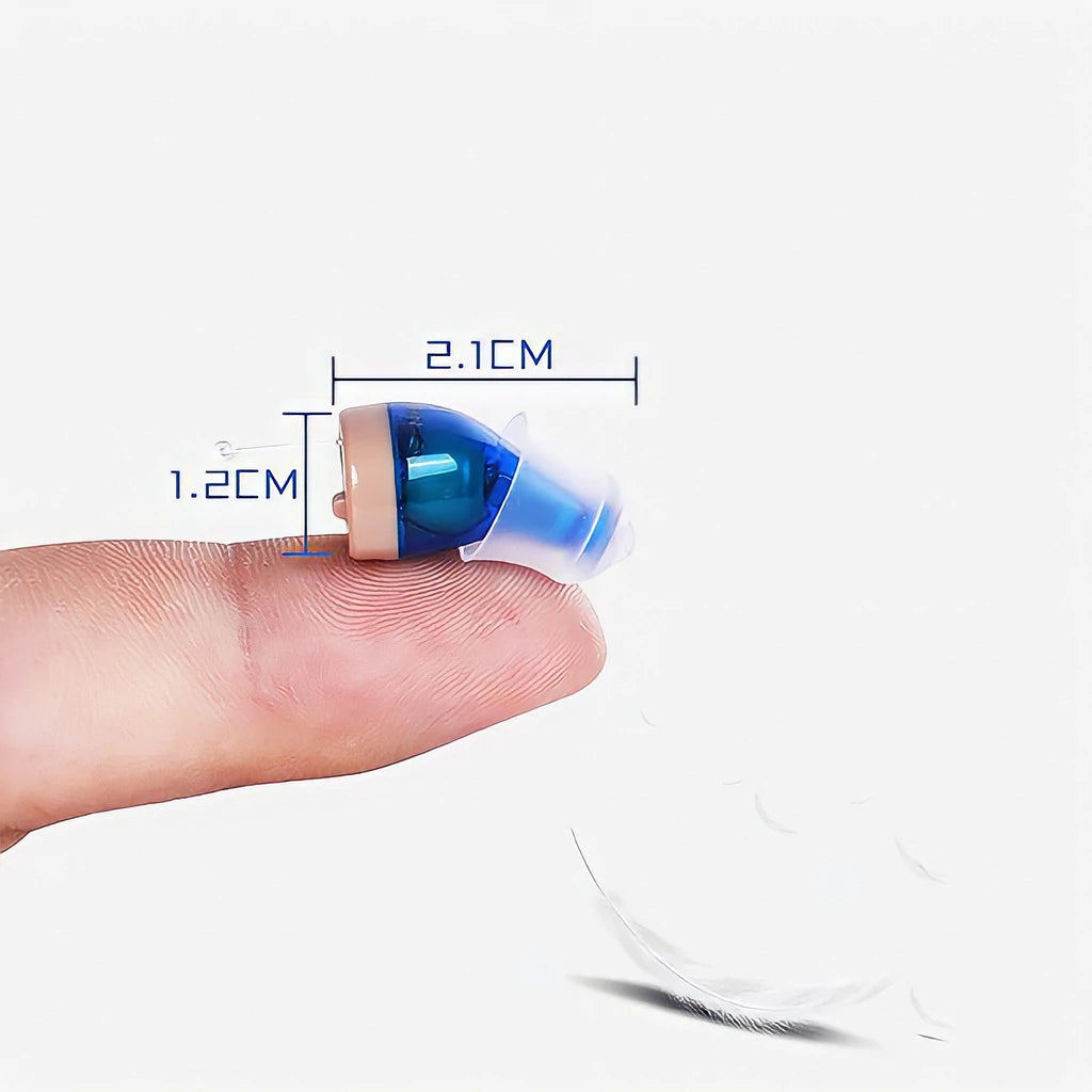 Invisible Rechargeable Ultra Hearing Device With Noise Reduction For Clear Speech