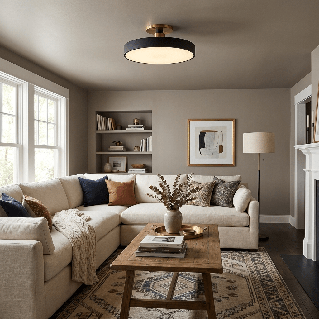 Vantira Disc Glow Ceiling Light | Ormexis