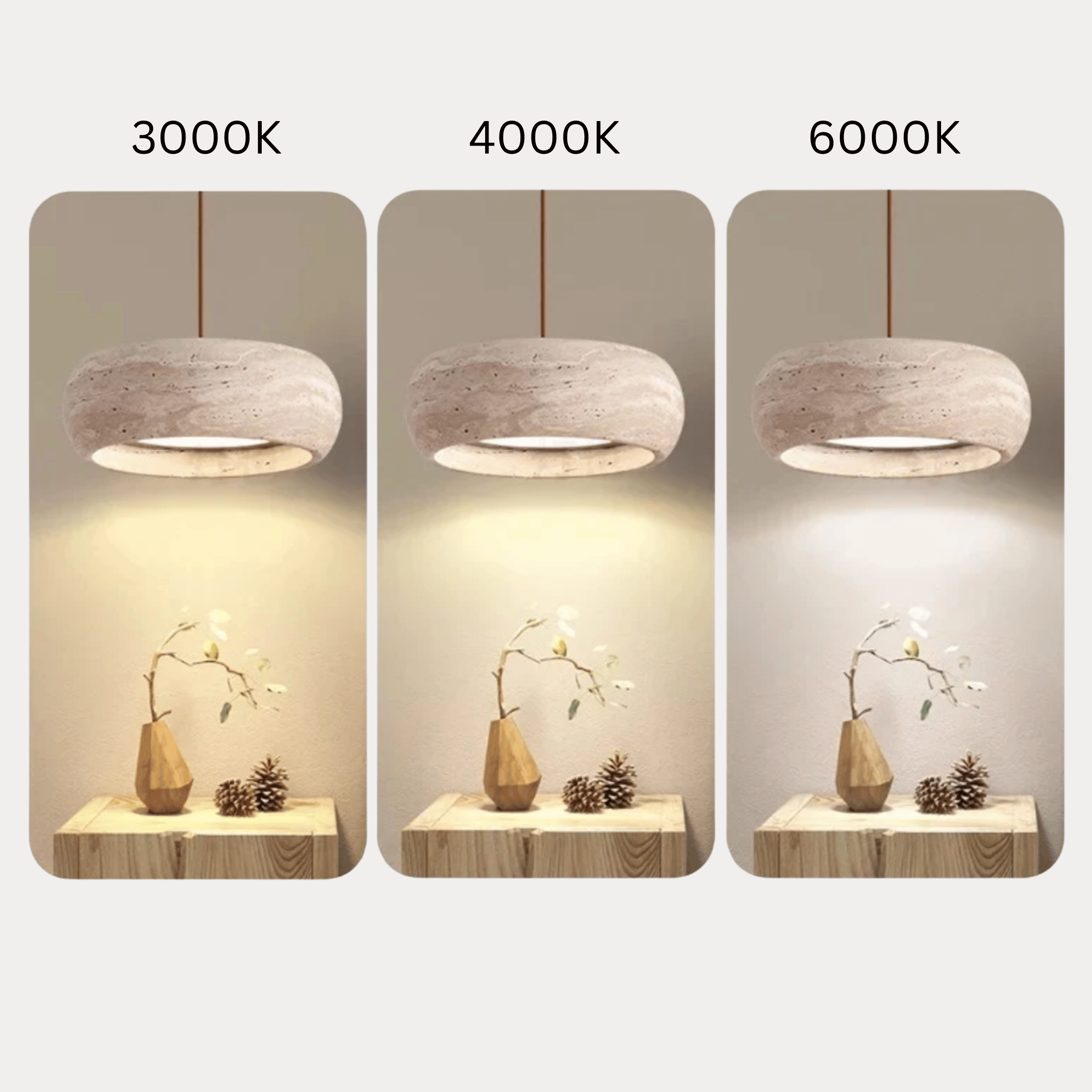 Stone Ring Pendant Light | Ormexis