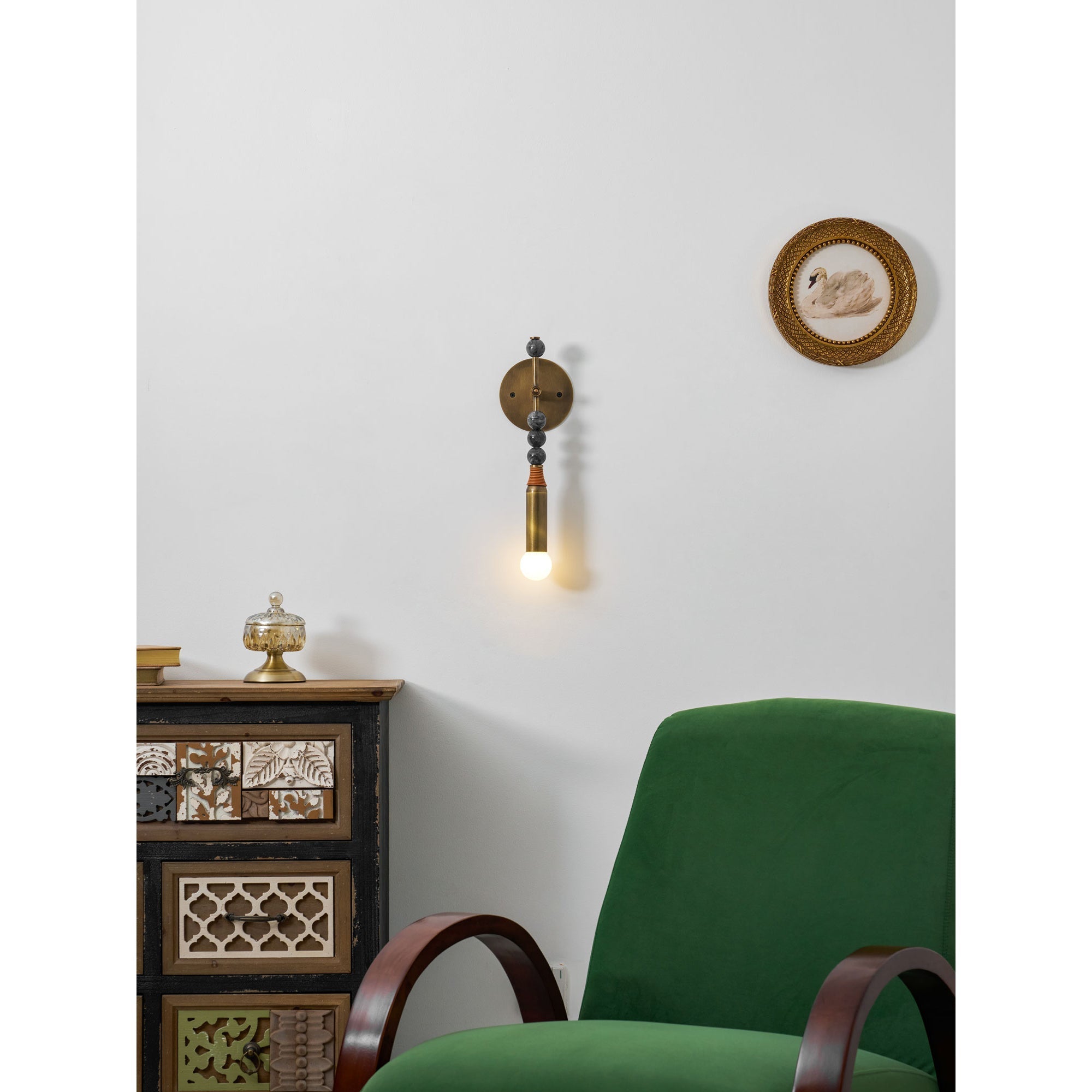 Virelle Beaded Wall Sconce | Ormexis