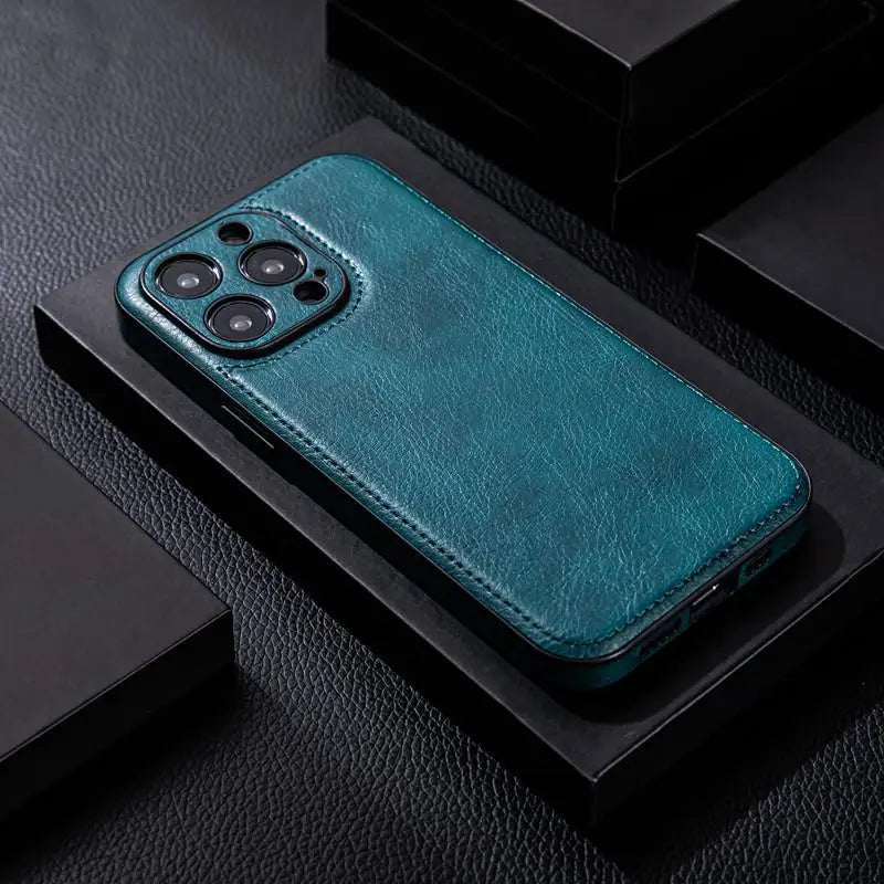Kožené pouzdro na iPhone Kendra s odolnou ochranou