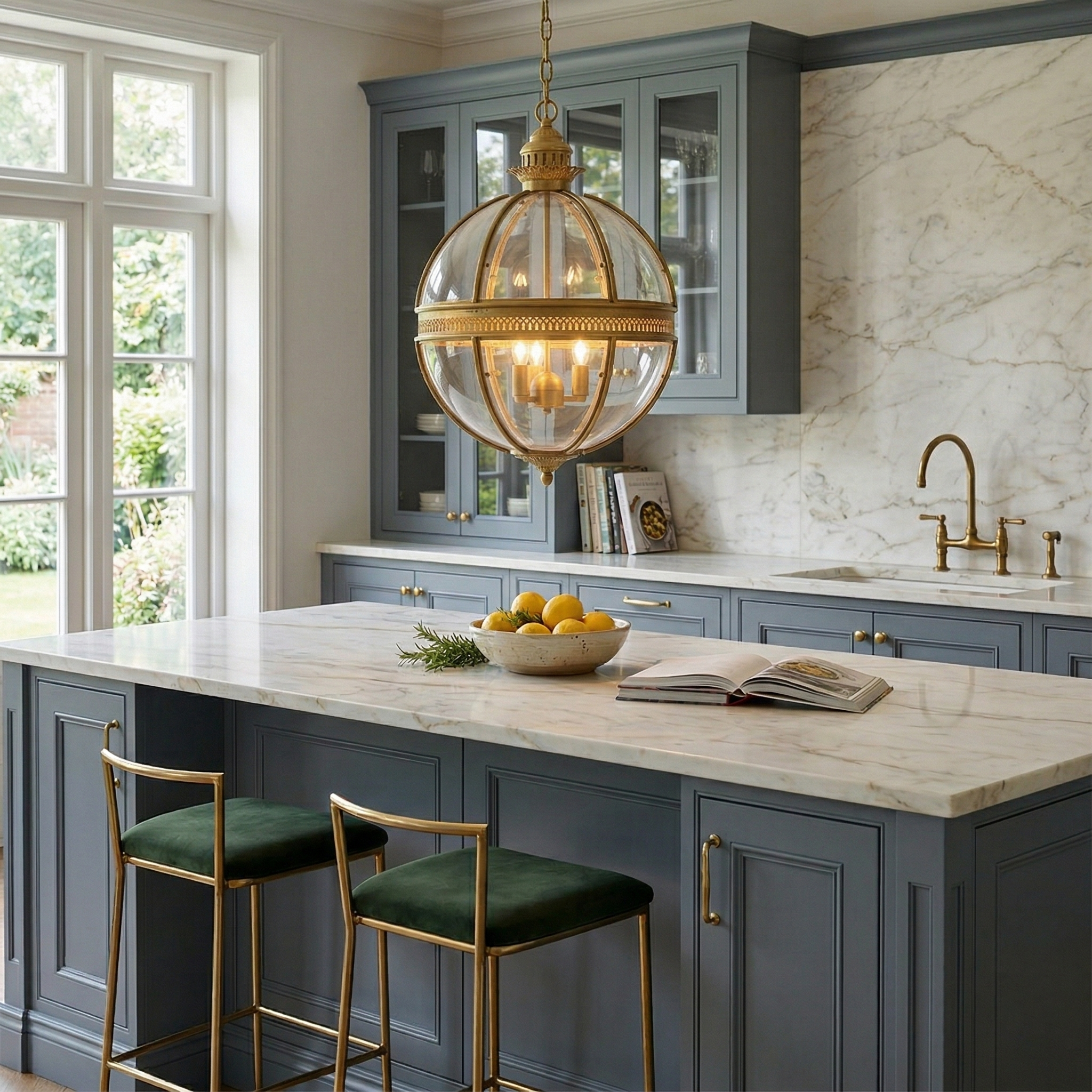 Palatial Glass Pendant Light | Ormexis