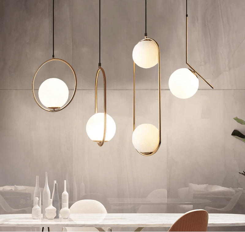 Nordic Glass Pendant Lights For Contemporary Home Decor