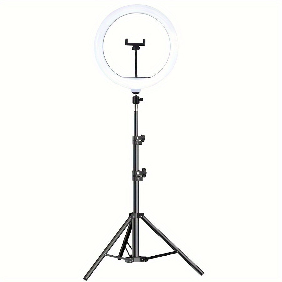 LED kruhové světlo s nastavitelným stativem pro fotografii a živé vysílání