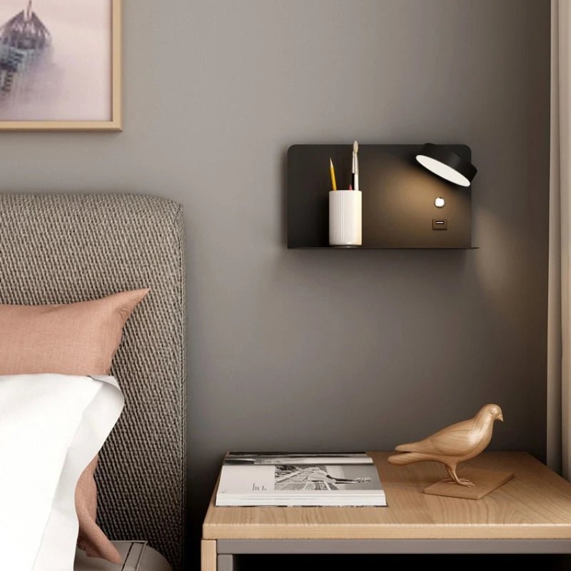 AuraLinx USB LED-Wandlampe für Wohnambiente mit drei Farboptionen