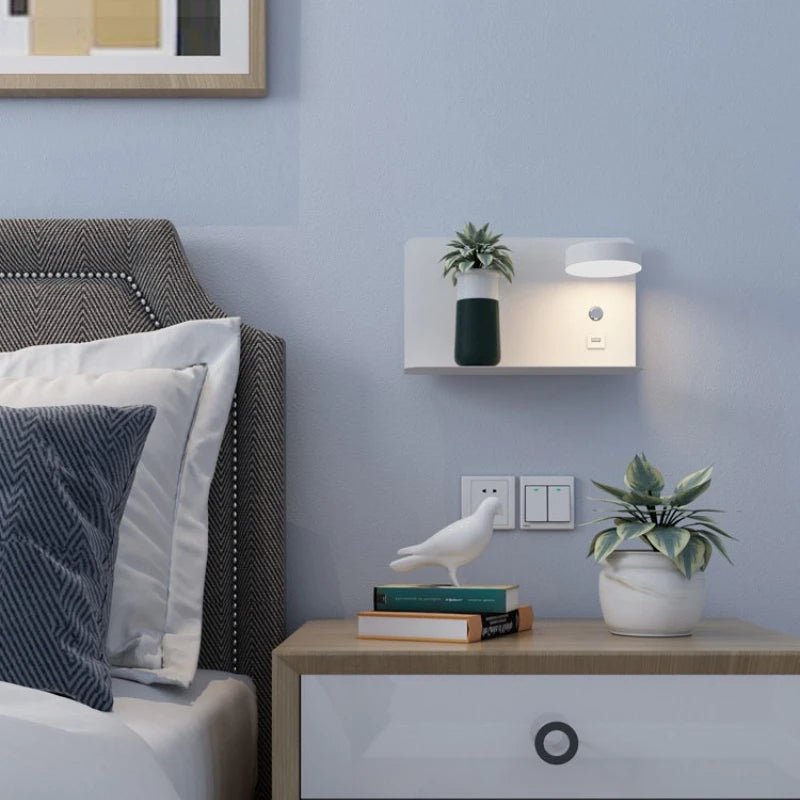 AuraLinx USB LED-Wandlampe für Wohnambiente mit drei Farboptionen