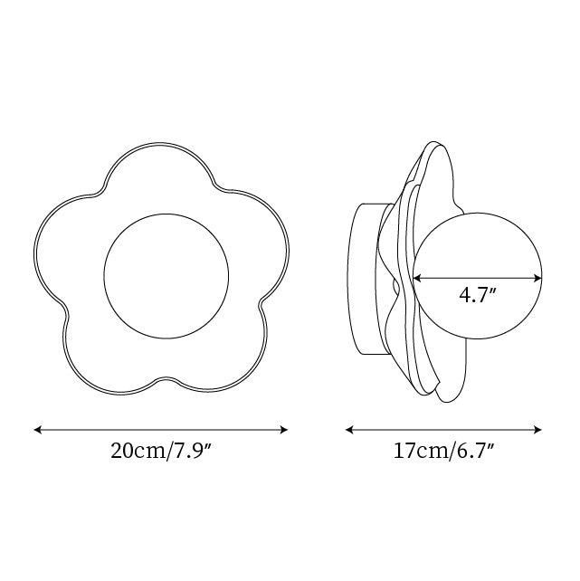 Soft Glow Flower Wall Sconce | Ormexis