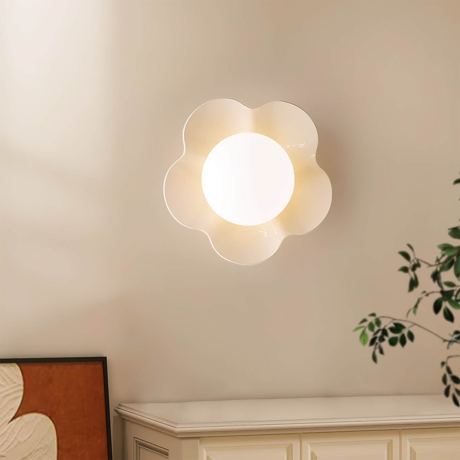 Soft Glow Flower Wall Sconce | Ormexis