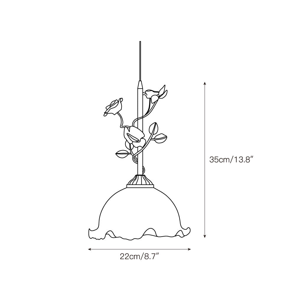 Romantic Botanical Pendant Light | Ormexis