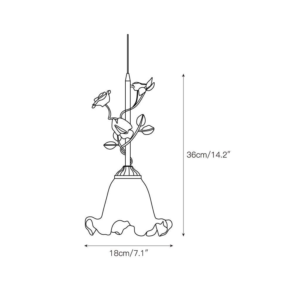 Romantic Botanical Pendant Light | Ormexis